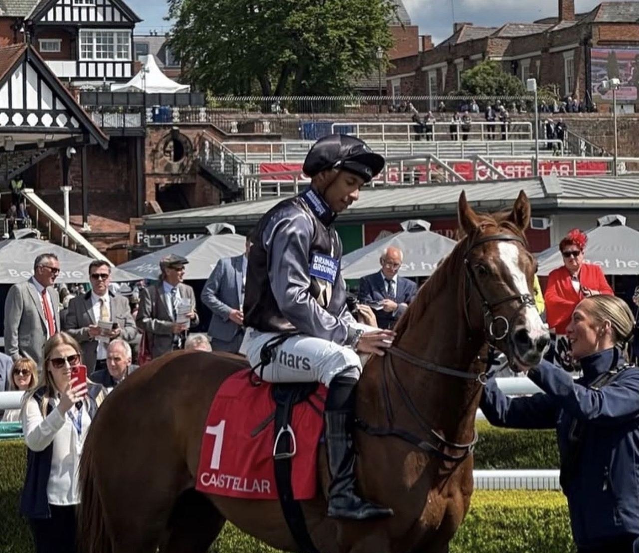 Adonius, our unbeaten flagship sprinter, at Chester